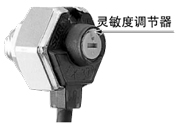 配備靈敏度調(diào)節(jié)器(僅限反射型、帶動(dòng)作切換開(kāi)關(guān)的透過(guò)型)